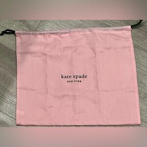 Kate Spade Pink Dust Bag 13.5”L x 11.5”H Great/Used Condition